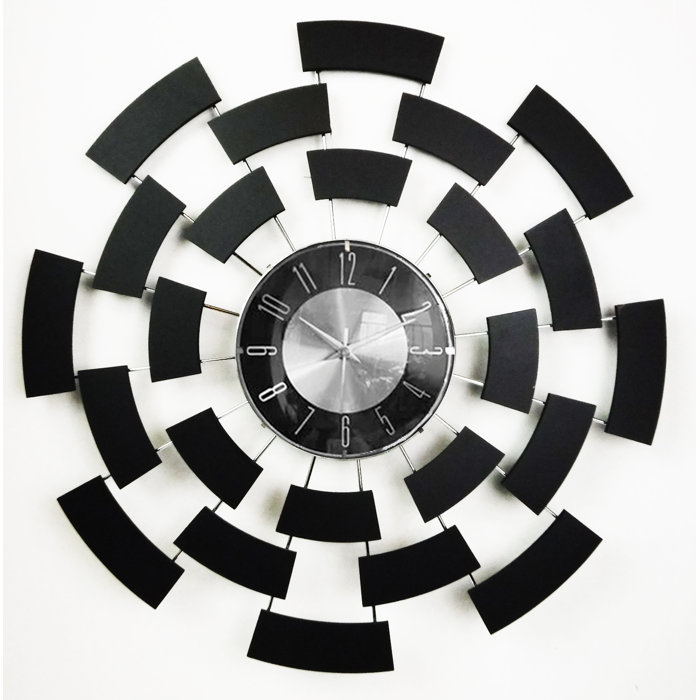 Mid Century Decor 20" Geometry Clock Wayfair